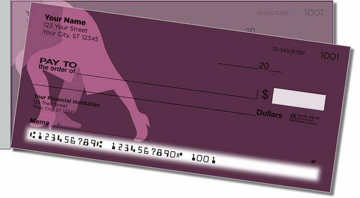 Ballroom Dancing Side Tear Personal Checks