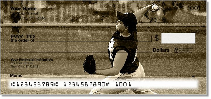 Baseball 2 Personal Checks - Personal Checks TM