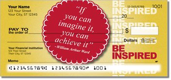 Be Inspired Personalized Checks