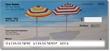 Beach Art Personalized Checks