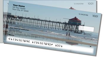 Beach Art Side Tear Design Checks