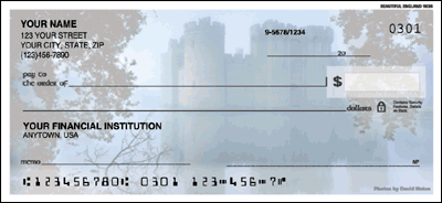 Beautiful England Personal Checks