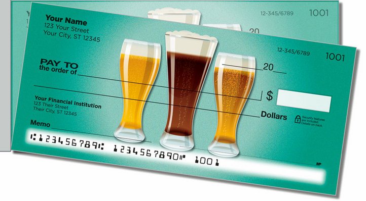 Beer Side Tear Personal Checks