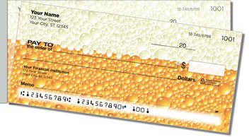 Beer Side Tear Personalized Checks