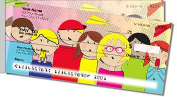 Best Friend Side Tear Personalized Checks