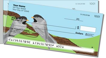 Black-Capped Chickadee Side Tear Design Checks