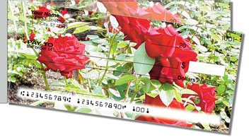 Blooming Rose Side Tear Personalized Checks
