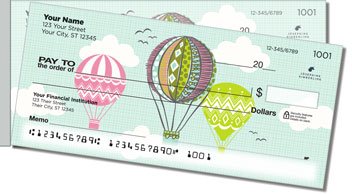 Blown Away Side Tear Personalized Checks
