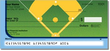 Blue Baseball Fan Design Checks