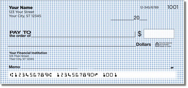 Blue Dot Personal Checks