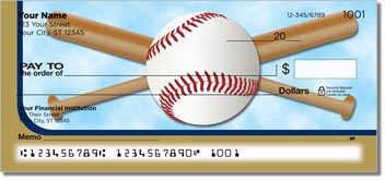Blue and Gold Baseball Fan Checks