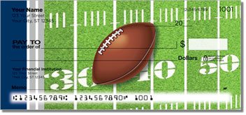 Blue and Silver Football Fan Design Checks