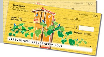 Bluebird House Side Tear Design Checks