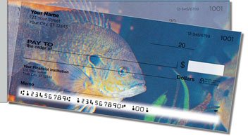 Bluegill Side Tear Personalized Checks