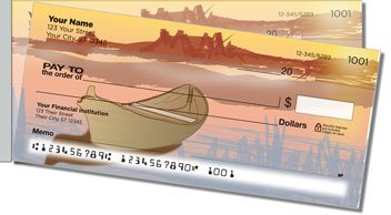 Boating Side Tear Personalized Checks