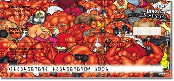 Bodybuilding Character Personalized Checks