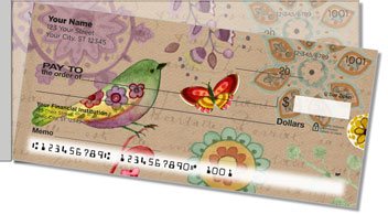 Bohemian Chic Side Tear Design Checks