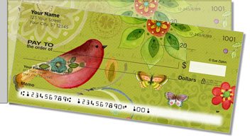 Bohemian Chic Side Tear Personalized Checks