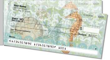 Boho Coastal Side Tear Personalized Checks