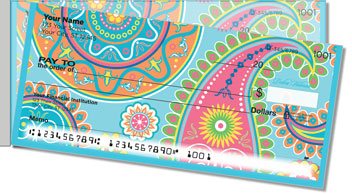 Boho Girl Side Tear Personalized Checks