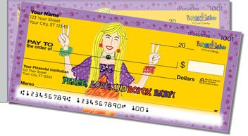 Boomer Babes Side Tear Design Checks
