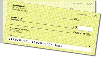 Box Scroll Side Tear Personalized Checks