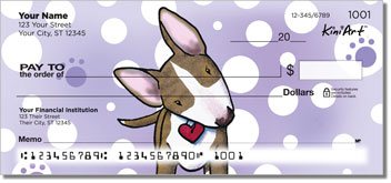 Bull Terrier Series Personalized Checks