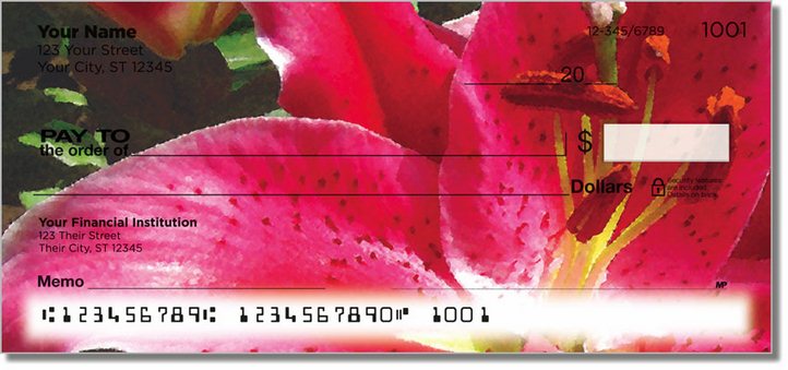 Bulone Floral Personal Checks