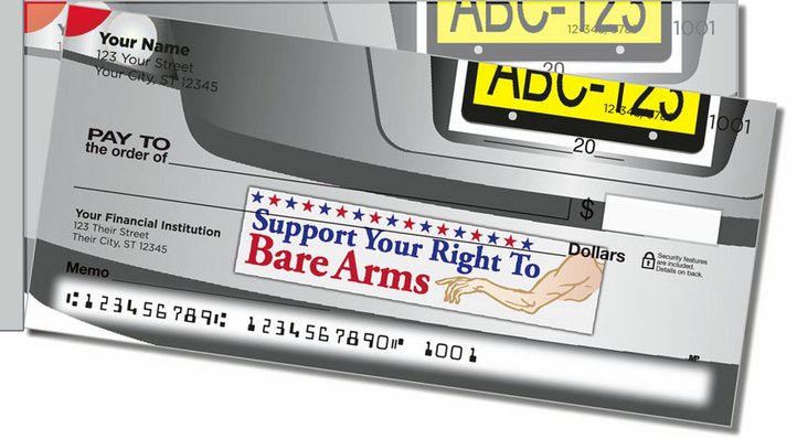 Bumper Snicker Side Tear Personal Checks