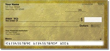 Burlap Personalized Checks