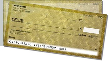Burlap Side Tear Personalized Checks