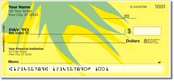 Bursts of Color Personalized Checks