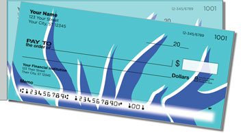 Bursts of Color Side Tear Design Checks