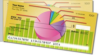 Business Chart Side Tear Design Checks