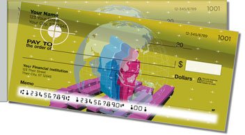 Business Executive Side Tear Personalized Checks