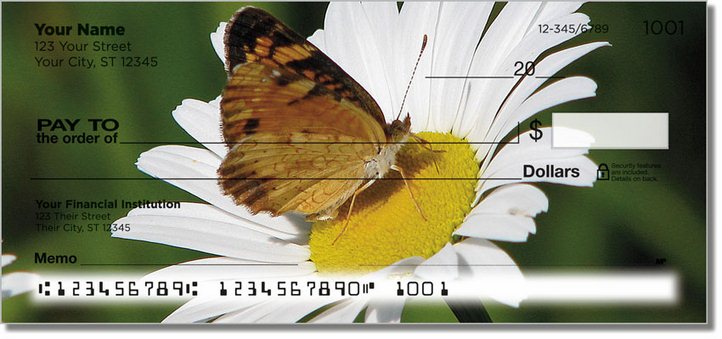 Butterfly Garden Personal Checks