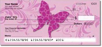 Butterfly Print Design Checks