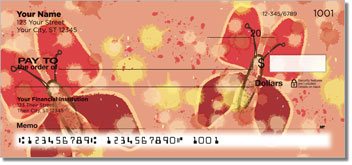 Butterfly Sketch Personalized Checks