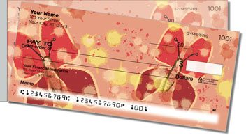 Butterfly Sketch Side Tear Personalized Checks