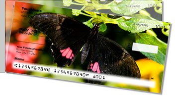 Butterfly and Moth Side Tear Personalized Checks