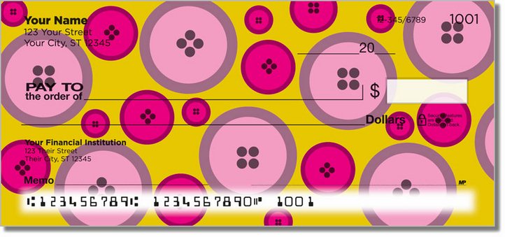 Button Collection Personal Checks