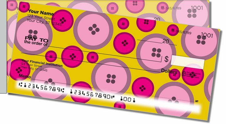 Button Collection Side Tear Personal Checks