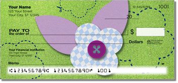 Button Flower Design Checks