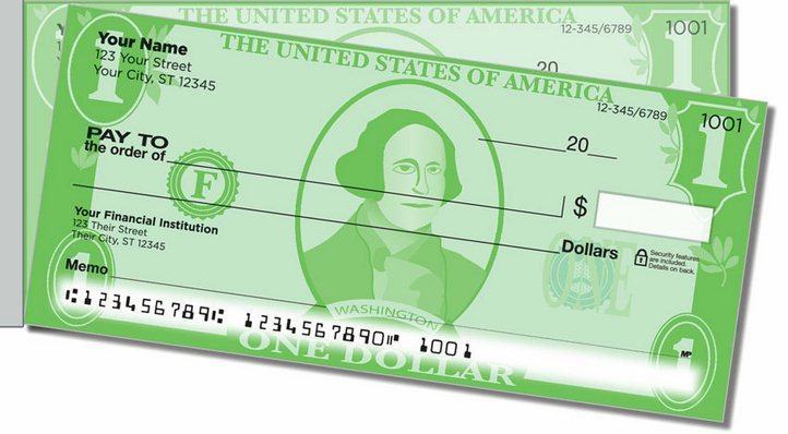 By George Side Tear Personal Checks