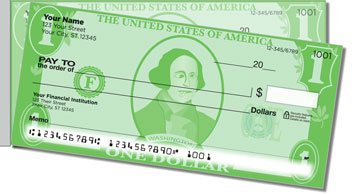 By George Side Tear Personalized Checks