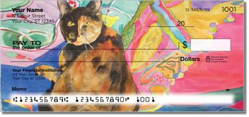 Calico Cat Personalized Checks