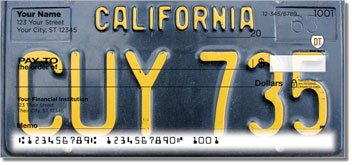 California License Plate Checks