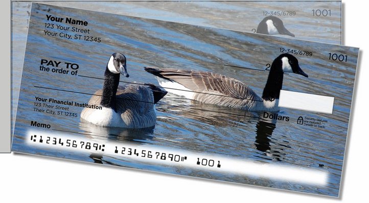 Canada Geese Side Tear Personal Checks