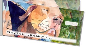 Car Canines Side Tear Personalized Checks