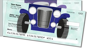 Car Grille Side Tear Personalized Checks